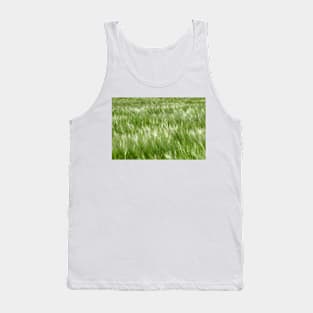 Barley being blown in the wind - Yorkshire, UK Tank Top